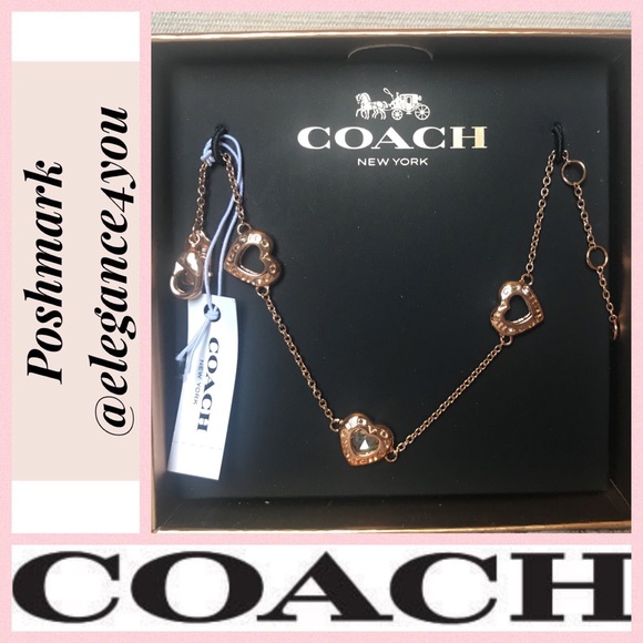 Coach Jewelry - ✨COACH✨LAST 1! Rosegold Heart Bracelet